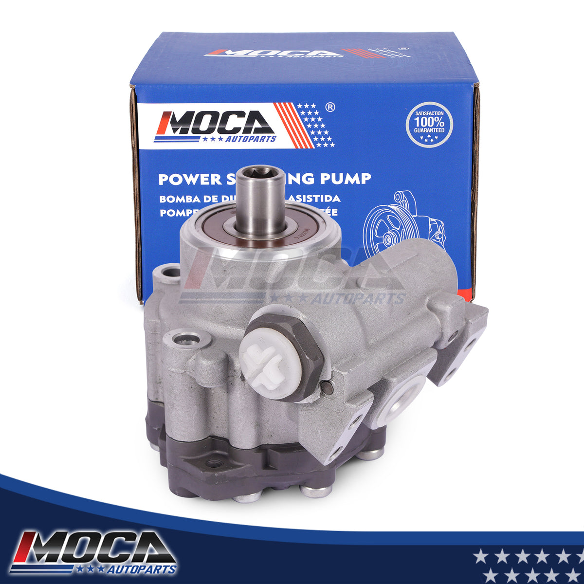 MOCA Power Steering Pump Fit for 2002-2008 Dodge Ram 1500 3.7L 4.7L 5.7L