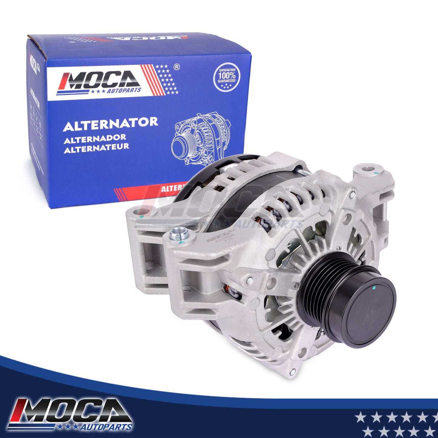 Alternador MOCA N11598 compatible con Dodge Durango 3.6L 2011-2024 y Jeep Grand Cherokee 3.6L 2011-2024 y Chrysler 300 3.6L 2011-2023