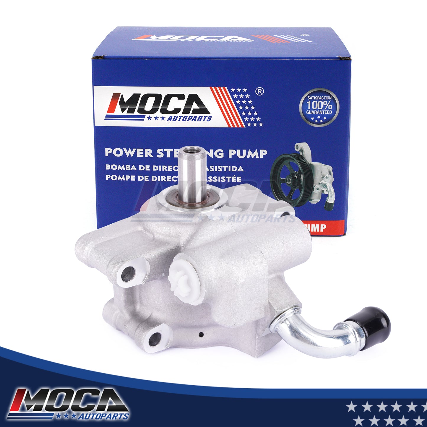 Bomba de dirección asistida MOCA compatible con Ford F-250 y F-350 Super Duty de 5,4 L (2008-2010)