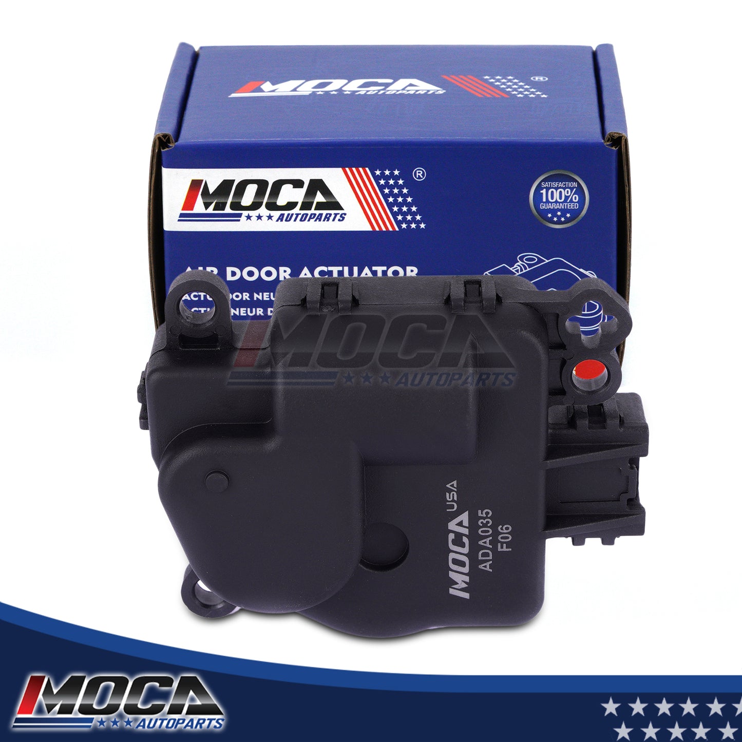 MOCA 604-035 Actuador de mezcla de aire para calefacción y ventilación, compatible con Dodge Caliber 2007-2009, Jeep Compass 2007-2011 y Jeep Wrangler 2007-2010