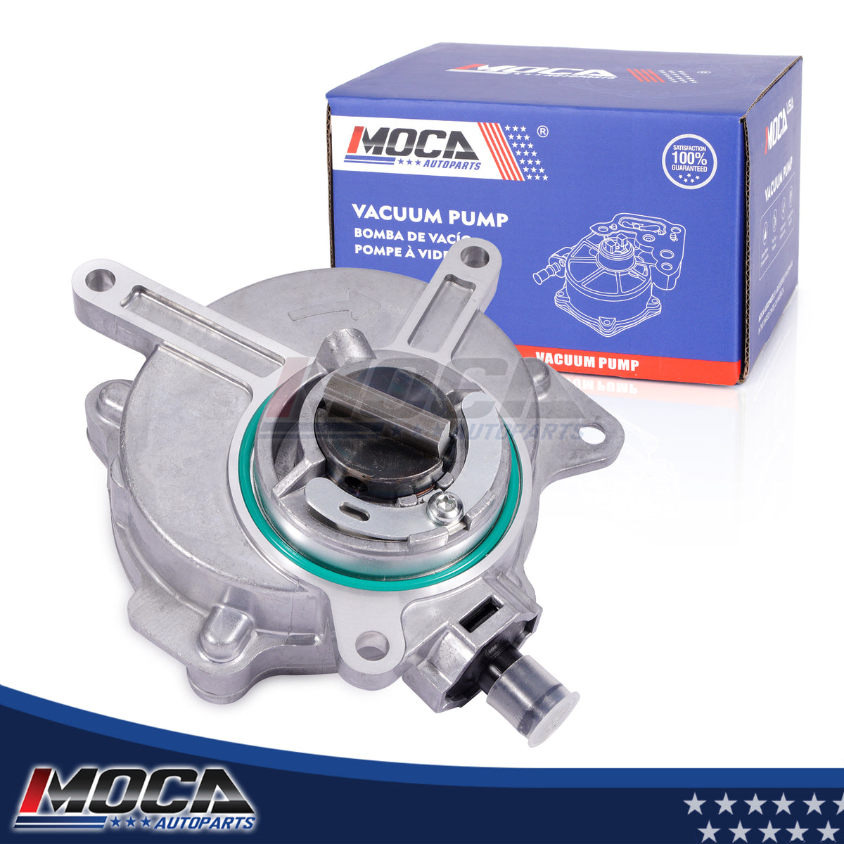 Bomba de vacío MOCA VCP187 compatible con Audi TTS Quattro 2.0L (2009-2014) y Volkswagen Golf R 2.0L (2012-2013)