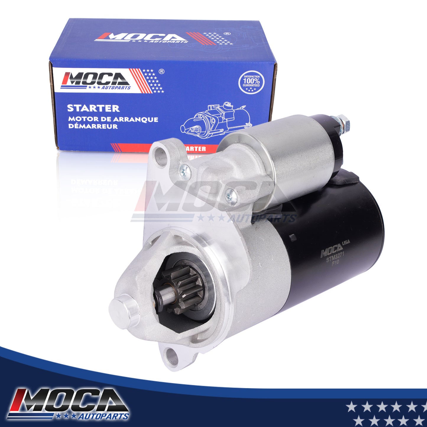 Motor de arranque MOCA 3271 compatible con Ford Explorer 4.0L (1997-2010) y Ford Mustang 4.0L (2005-2010) y Mazda B4000 4.0L (1998-2010)
