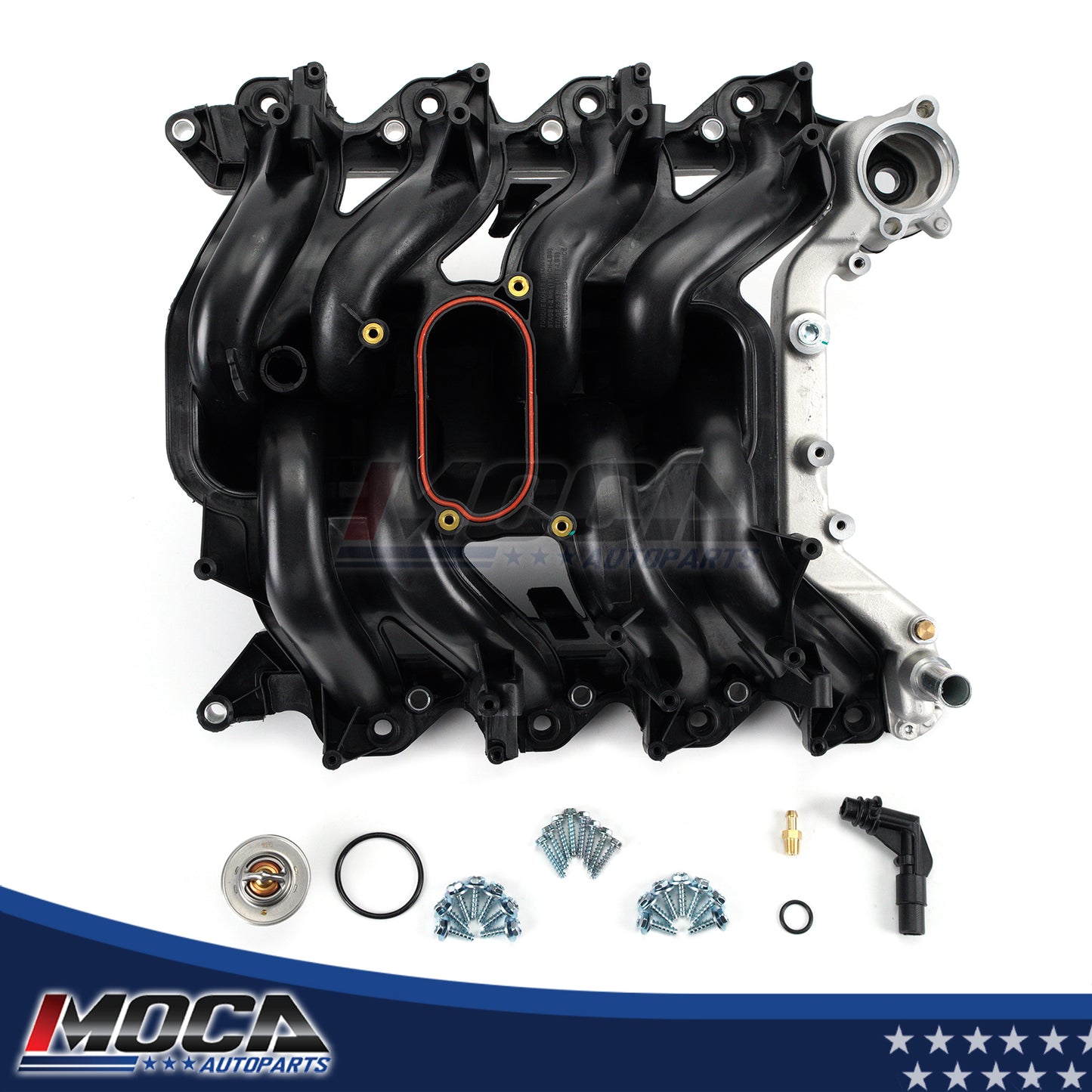 Kit de colector de admisión superior MOCA con junta para Ford E-150 5.4L 2003-2014 y Ford E-350 Super Duty 5.4L 2000-2016