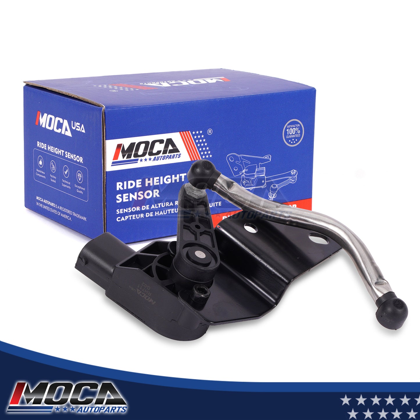 MOCA RH3711 Front Right Height Level Sensor Fit for 2011-2015 Dodge Durango 3.6L 5.7L & 2011-2015 Jeep Grand Cherokee 3.6L 5.7L