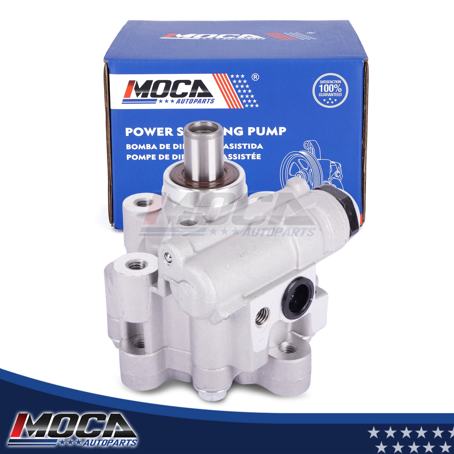 Bomba de dirección asistida MOCA compatible con Chrysler Town &amp; Country (2001-2007), Chrysler Voyager (2001-2007) de 3,3 L y Dodge Caravan (2001-2007) de 3,3 L.