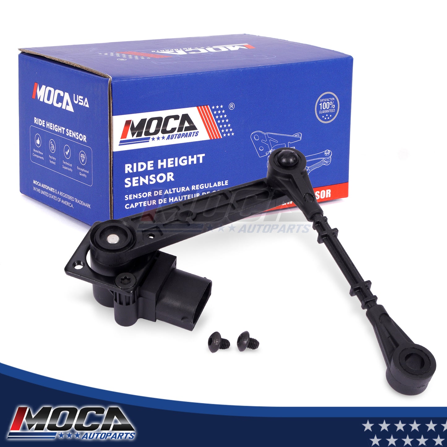 MOCA 927-005 Rear Left Ride Leveling Height Sensor Fit for 2005-2009 Land Rover LR3 4.0L 4.4L & 2006-2009 Land Rover Range Rover Sport 4.2L 4.4L