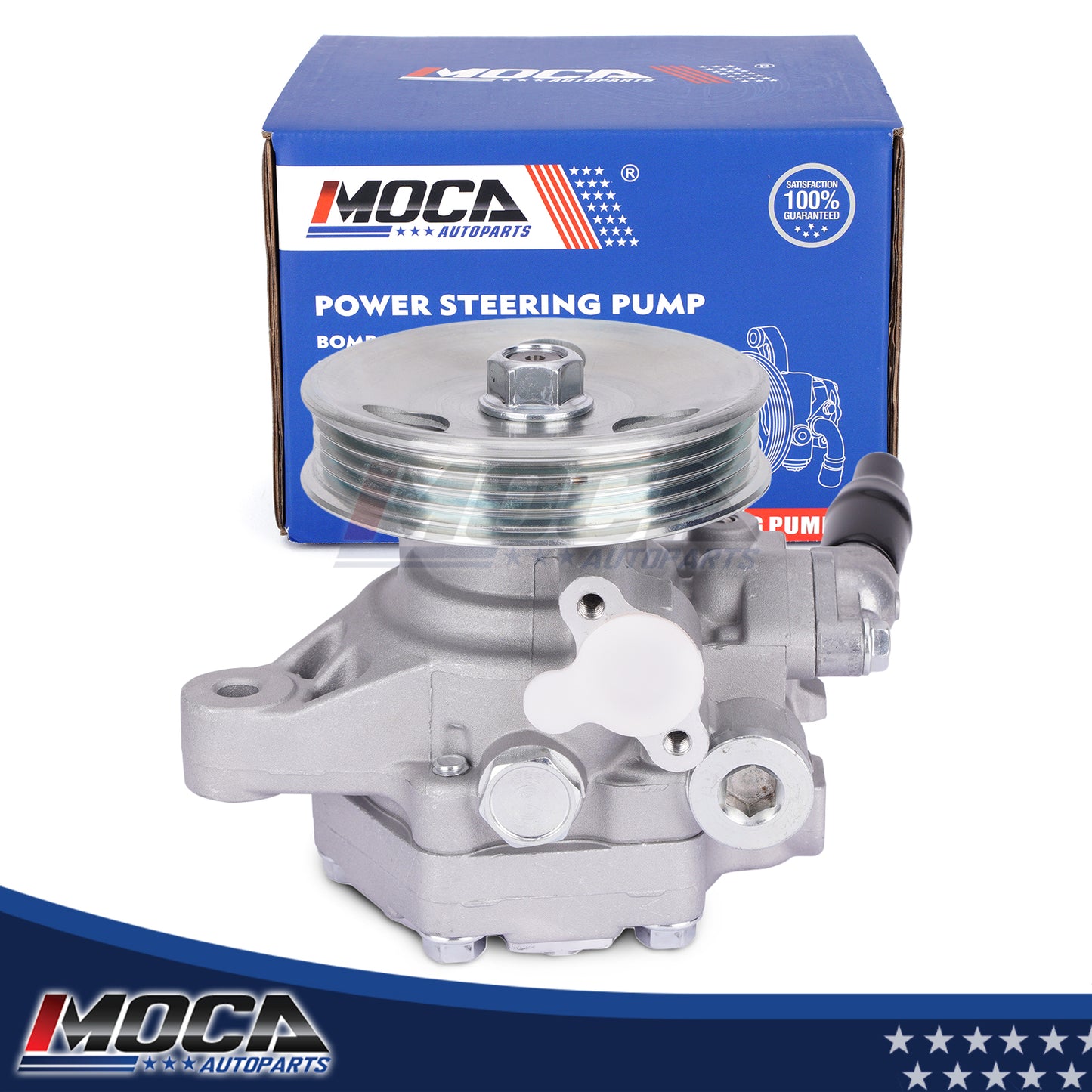 Bomba de dirección asistida MOCA con polea compatible con Acura EL 1.7L 2001-2005 y Honda Civic 1.7L 2001-2005