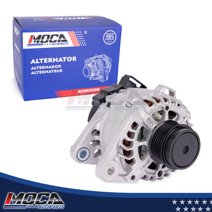 MOCA N11610 Alternator Fit for 2014-2017 Hyundai Elantra GT 2.0L & 2011-2016 Hyundai Elantra 1.8L & 2014-2017 Kia Forte Koup 2.0L