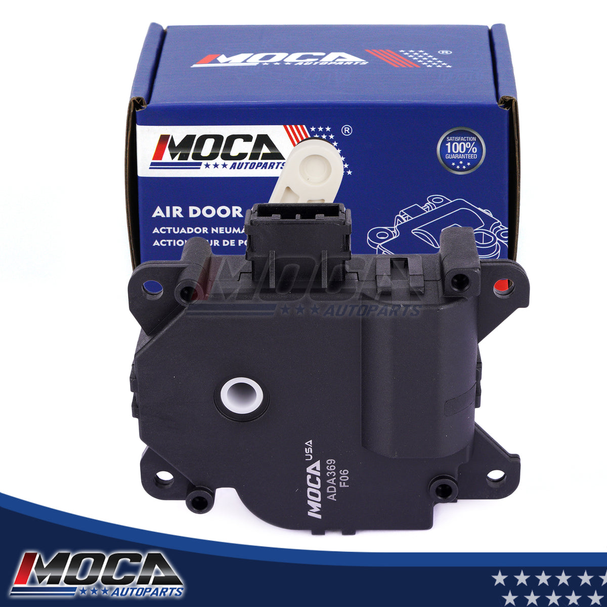MOCA 604-369 Actuador de puerta de mezcla de aire del calentador HVAC, compatible con Honda Ridgeline 3.5L 2006-2014 y Honda Odyssey 3.5L 2005-2010