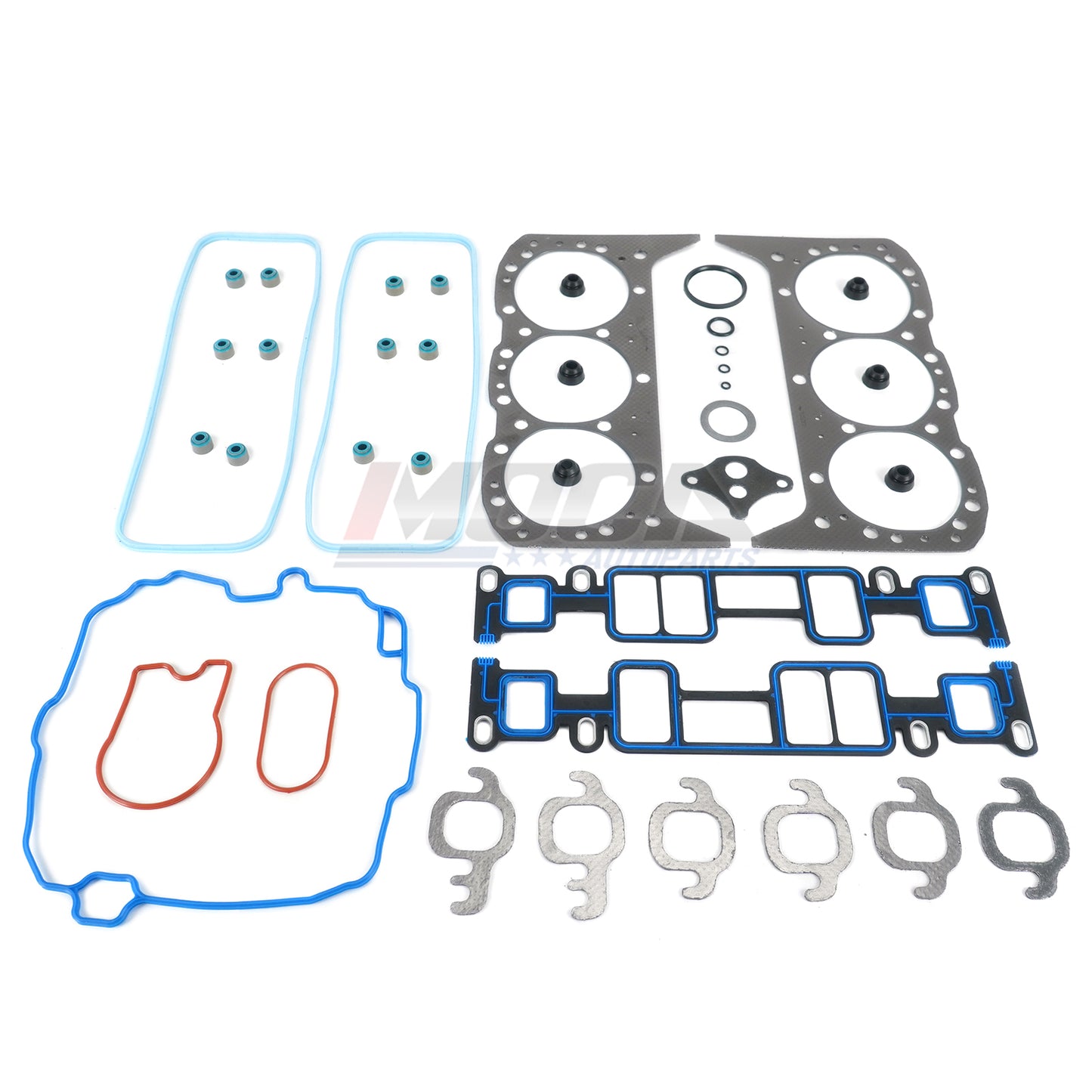 Juego de juntas de culata MOCA para Chevrolet Astro Blazer 4.3L (1996-2005), Chevrolet S10 4.3L (1996-2004) y GMC Sonoma 4.3L (1996-2004)