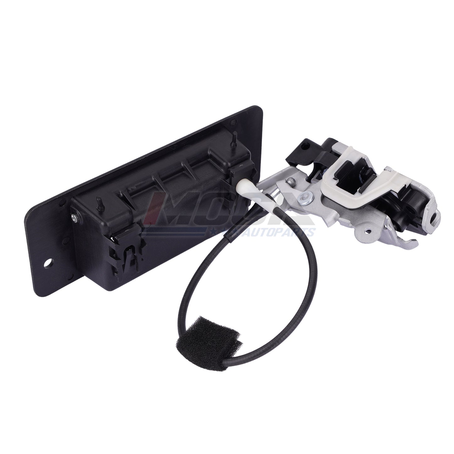 MOCA SM2552 Rear Left Door Latch & Cable Fit for 2003-2014 Ford E-150 E-250 & 1999-2014 Ford E-350 Super Duty & 2003-2007 Ford E-450 Super Duty
