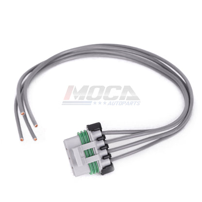 MOCA 973-434 HVAC Blower Motor Resistor Kit with Harness Fit for 2003-2006 Chevrolet SSR & 2004-2012 Chevrolet Colorado & 2004-2012 GMC Canyon