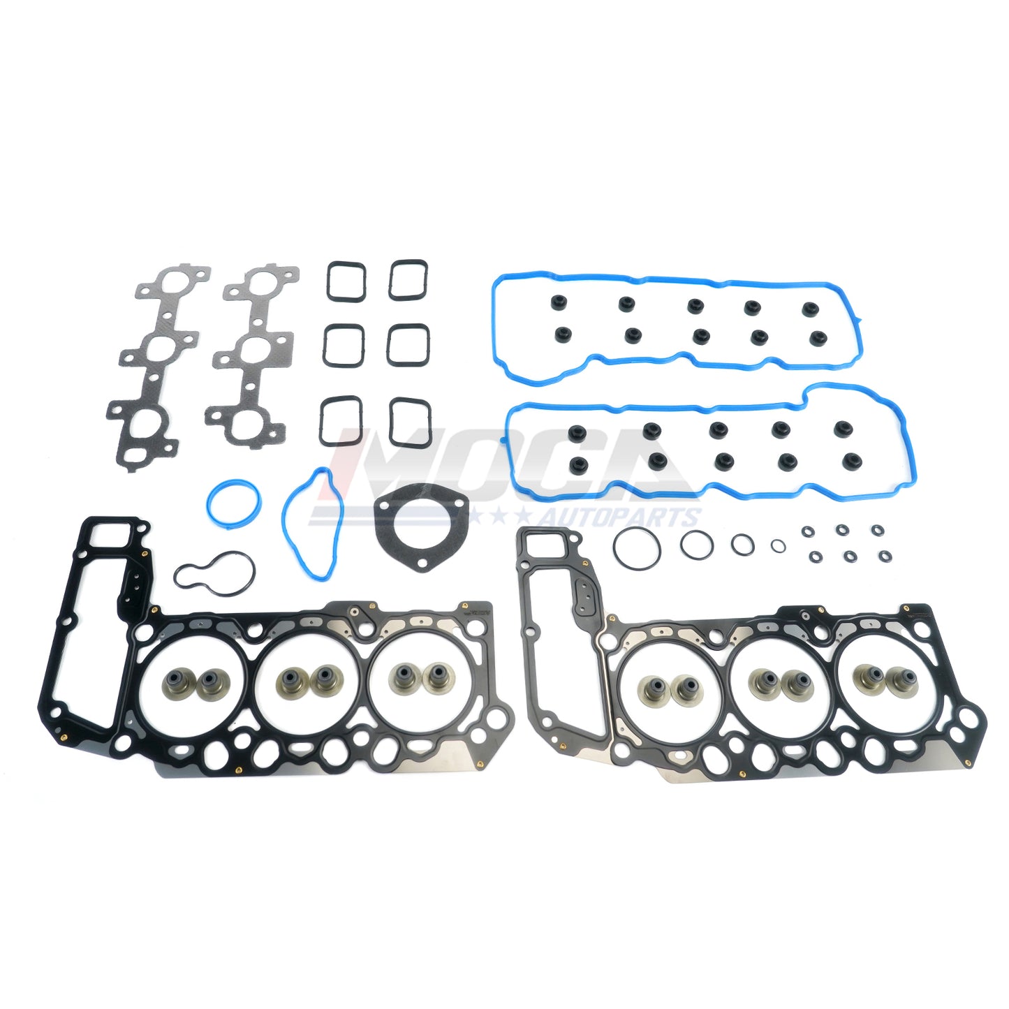 MOCA Head Gasket Set MLS Fit for 2005-2010 Dodge Dakota 3.7L & 2007-2011 Dodge Nitro 3.7L & 2006-2009 Mitsubishi Raider 3.7L