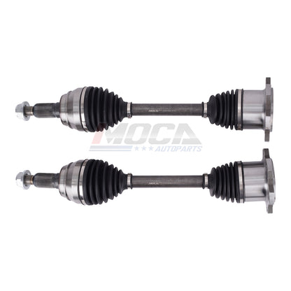 Conjunto de eje homocinético delantero izquierdo y derecho MOCA 2x compatible con Cadillac Escalade 2007-2020, Chevrolet Suburban 2015-2020 y GMC Sierra 1500 2007-2020