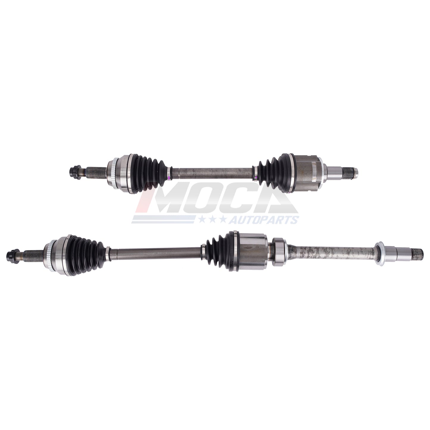 Conjunto de eje homocinético delantero izquierdo y derecho MOCA 2x compatible con Toyota Sienna 2004-2006 y Toyota Sienna 2007-2010