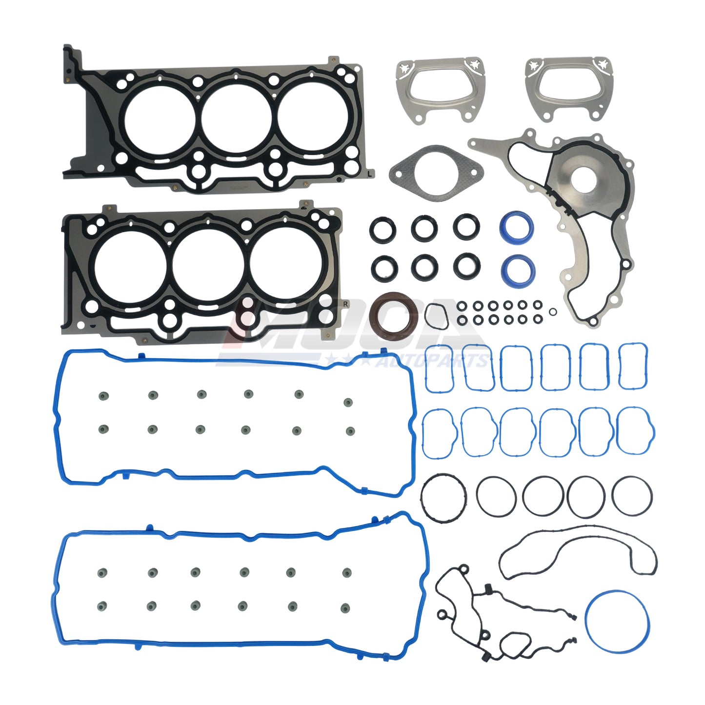 MOCA Head Gasket Set Fit for 2011-2020 Chrysler 300 3.6L & 2011-2020 Dodge Charger 3.6L & 2012-2017 Jeep Wrangler 3.6L