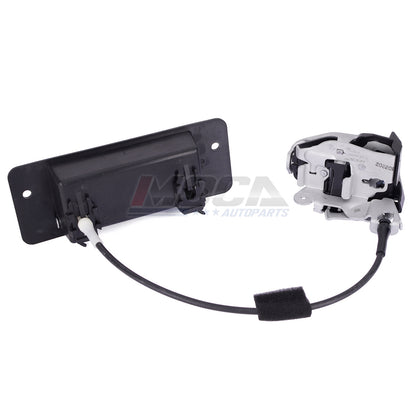 MOCA SM2552 Rear Left Door Latch & Cable Fit for 2003-2014 Ford E-150 E-250 & 1999-2014 Ford E-350 Super Duty & 2003-2007 Ford E-450 Super Duty