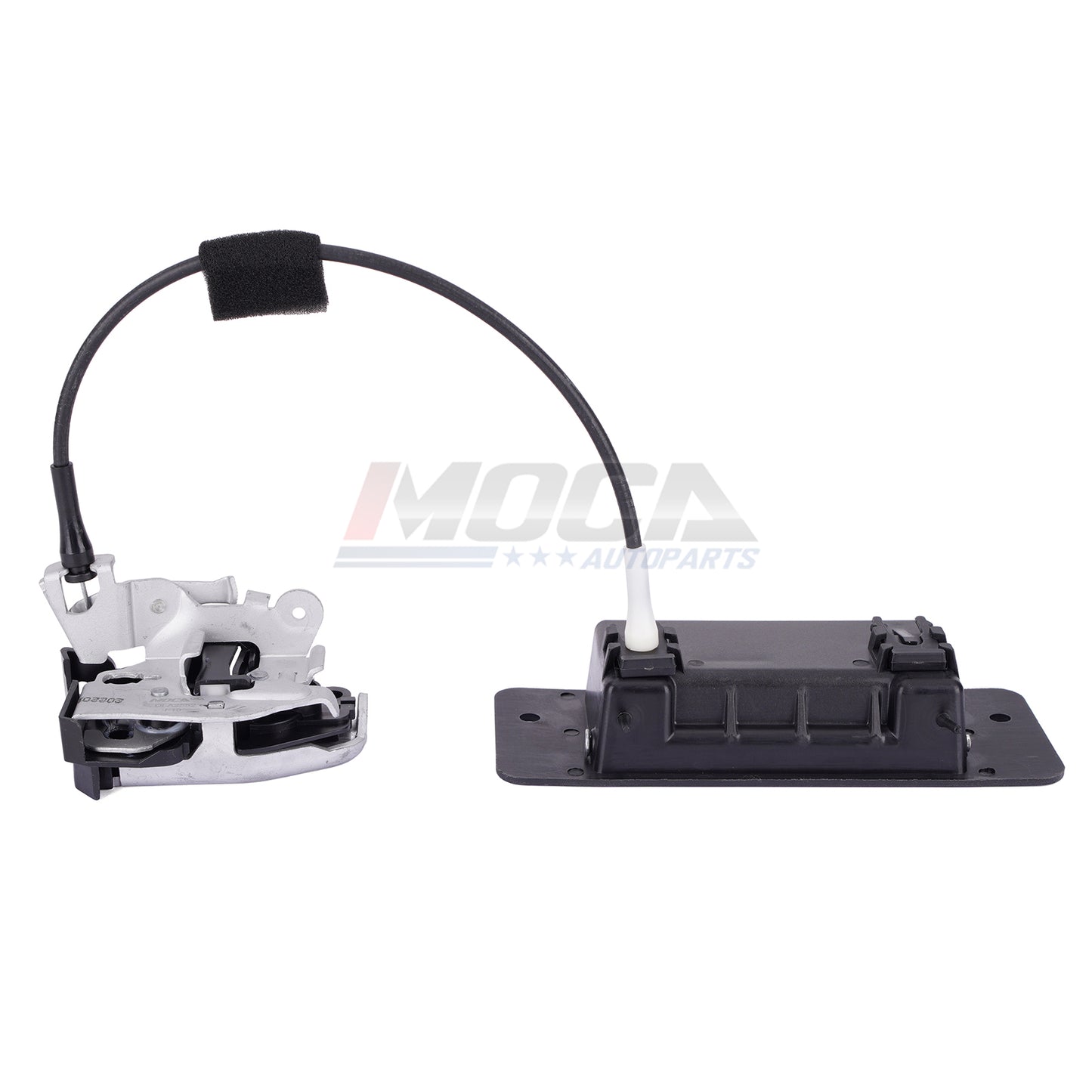 MOCA SM2552 Rear Left Door Latch & Cable Fit for 2003-2014 Ford E-150 E-250 & 1999-2014 Ford E-350 Super Duty & 2003-2007 Ford E-450 Super Duty