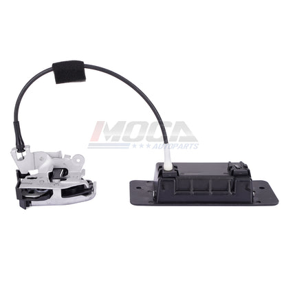 MOCA SM2552 Rear Left Door Latch & Cable Fit for 2003-2014 Ford E-150 E-250 & 1999-2014 Ford E-350 Super Duty & 2003-2007 Ford E-450 Super Duty