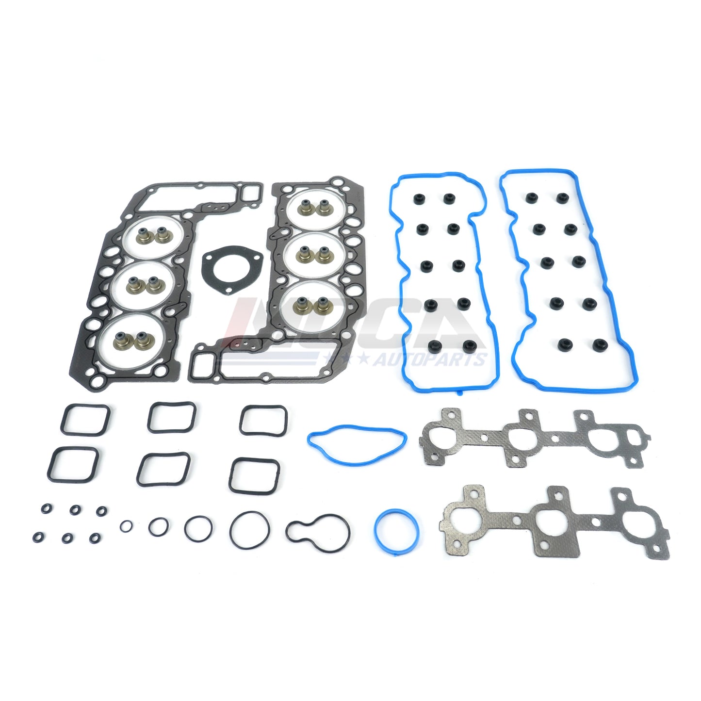 Juego de juntas de culata MOCA de grafito para Dodge Dakota 3.7L (2005-2010), Dodge Nitro 3.7L (2007-2011) y Mitsubishi Raider 3.7L (2006-2009)