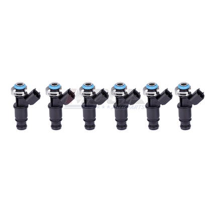 Inyectores de combustible MOCA 6x FJ706 compatibles con Buick Allure 3.8L (2005-2009), Buick LaCrosse 3.8L (2005-2009) y Pontiac Grand Prix 3.8L (2004-2008)