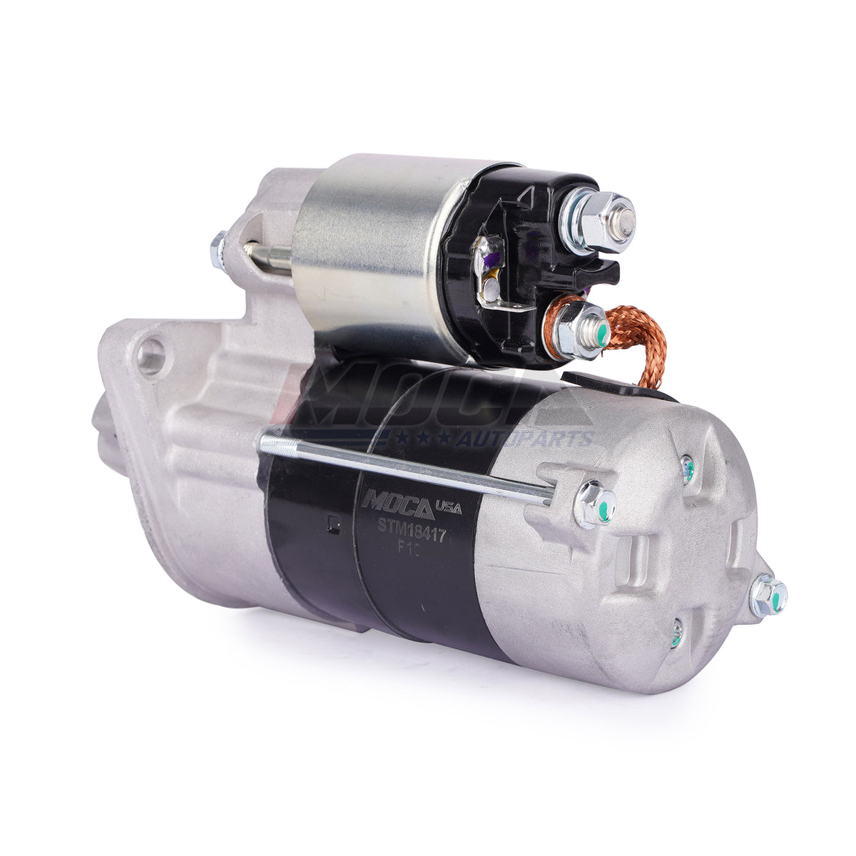 Motor de arranque MOCA 18417 compatible con tractor cortacésped diésel Kubota de 1996 a 2005