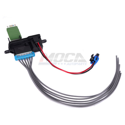 Kit de resistencia de motor de soplador HVAC MOCA 973-407 con arnés compatible con Chevrolet Express 2500 y 3500 (1996-2019), GMC Savana 1500 (1996-2014) e Isuzu HTR y HVR (2005-2008)