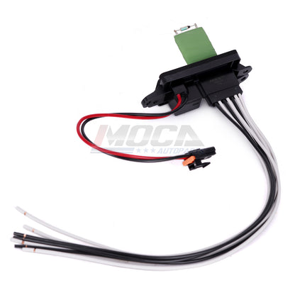 Kit de resistencia de motor de ventilador de HVAC MOCA 973-405 con arnés compatible con Cadillac Escalade 2003-2005, Chevrolet Suburban 1500 2500 2003-2006 y GMC Yukon XL 1500 2500 2003-2006
