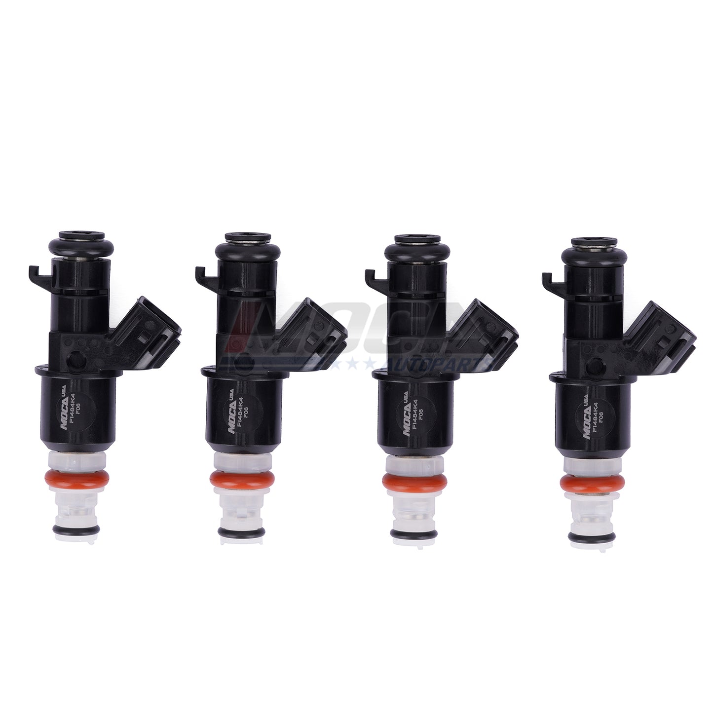 4 inyectores de combustible MOCA FJ484 compatibles con Honda Accord L4 2.4L (2003-2007) y Honda CR-V L4 2.4L (2005-2009) y Honda Element L4 2.4L (2003-2011)
