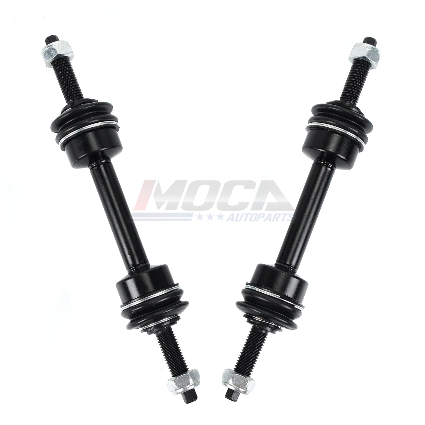 Enlaces de extremo de barra estabilizadora delantera MOCA 2X compatibles con Ford F-250 Super Duty y F-350 Super Duty 4WD 2010-2019
