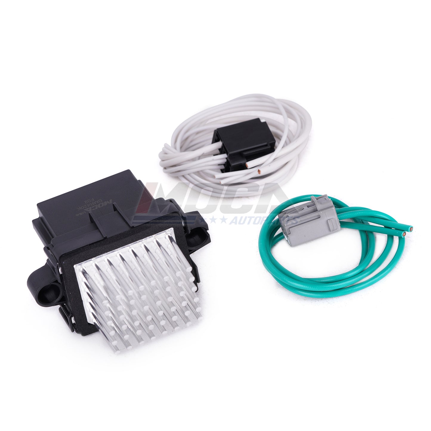 Kit de resistencia de motor de ventilador de HVAC MOCA 973-420 con arnés compatible con Chrysler 300 (2008-2013), Dodge Grand Caravan (2008-2019) y Jeep Grand Cherokee (2011-2013)