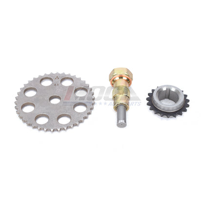 Kit de cadena de distribución MOCA compatible con Ford Courier 1.6L (2001-2006), Ford Fiesta 1.6L (2003-2009) y Ford Ikon 1.6L (2003-2007)