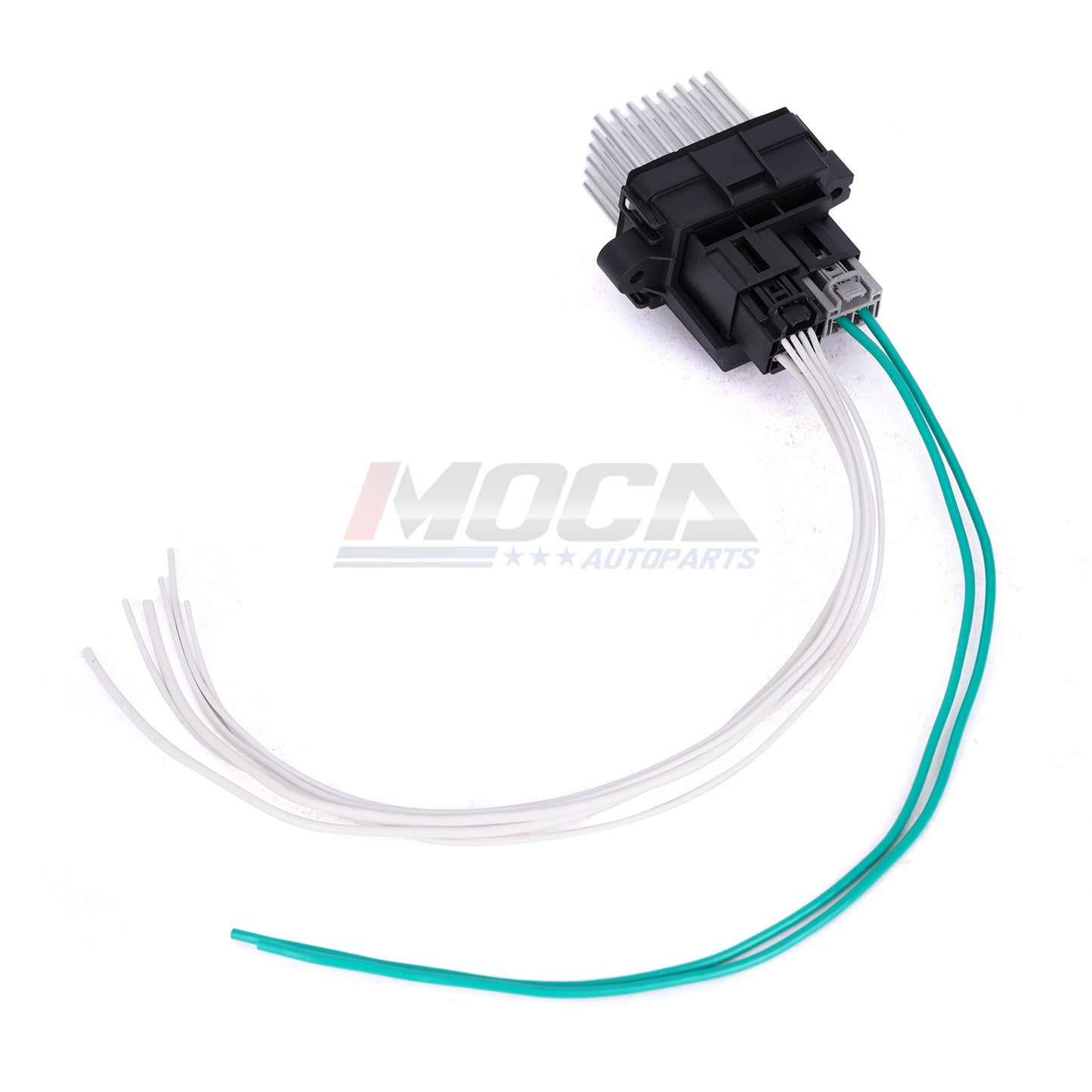Kit de resistencia de motor de ventilador de HVAC MOCA 973-420 con arnés compatible con Chrysler 300 (2008-2013), Dodge Grand Caravan (2008-2019) y Jeep Grand Cherokee (2011-2013)