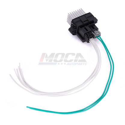 Kit de resistencia de motor de ventilador de HVAC MOCA 973-420 con arnés compatible con Chrysler 300 (2008-2013), Dodge Grand Caravan (2008-2019) y Jeep Grand Cherokee (2011-2013)