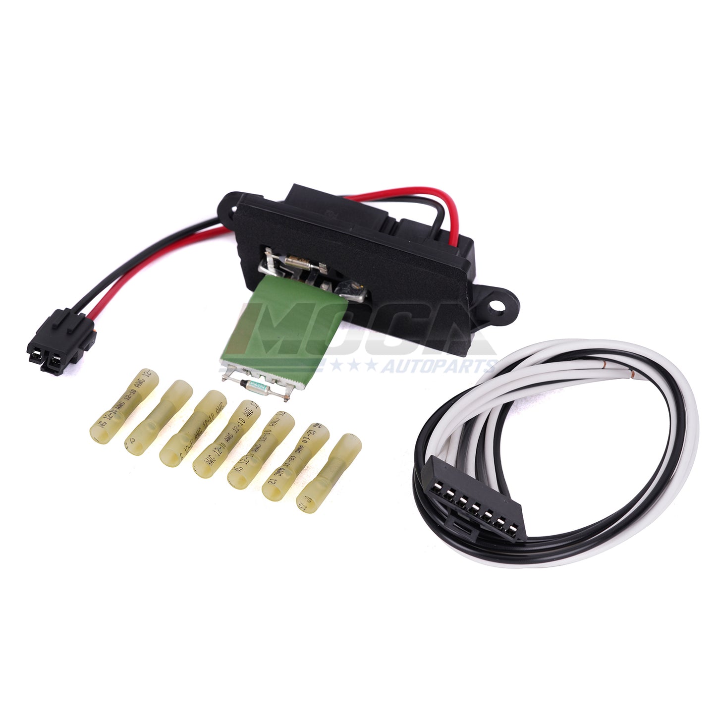 MOCA 973-409 HVAC Blower Motor Resistor Kit with Harness Fit for 2003-2005 Cadillac Escalade EXT & 1999-2006 Chevrolet Silverado 1500 & 1999-2006 GMC Sierra 1500