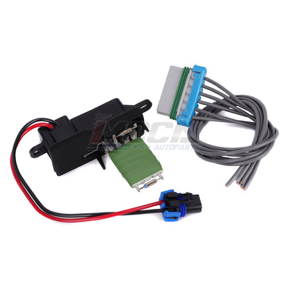 Kit de resistencia de motor de soplador HVAC MOCA 973-407 con arnés compatible con Chevrolet Express 2500 y 3500 (1996-2019), GMC Savana 1500 (1996-2014) e Isuzu HTR y HVR (2005-2008)