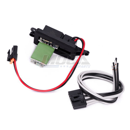 Kit de resistencia de motor de ventilador de HVAC MOCA 973-405 con arnés compatible con Cadillac Escalade 2003-2005, Chevrolet Suburban 1500 2500 2003-2006 y GMC Yukon XL 1500 2500 2003-2006