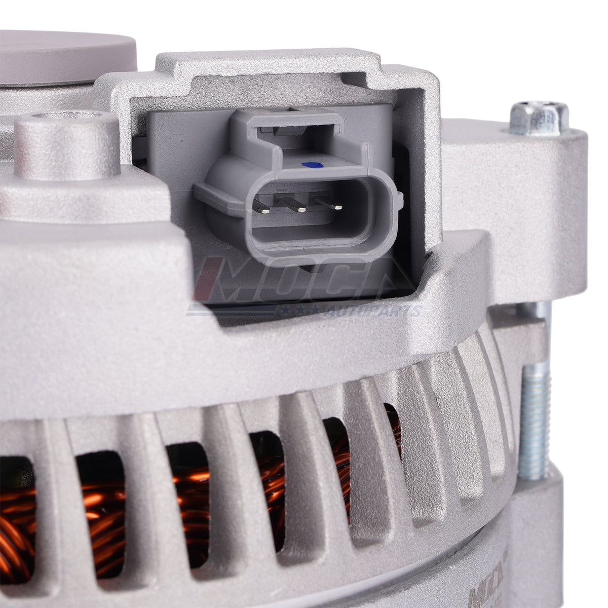Alternador MOCA N8478 compatible con Ford F-250, F-350, F-450 y F-550 Super Duty de 6.0 L (2005-2007)