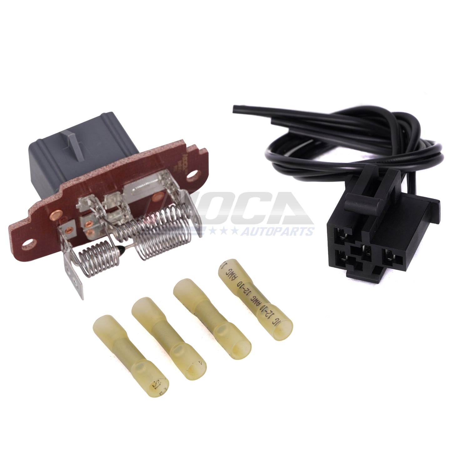 Kit de resistencia de motor de ventilador de HVAC MOCA 973-411 con arnés, compatible con Ford Ranger Explorer 1995-2001 y Mercury Mountaineer 1997-2001