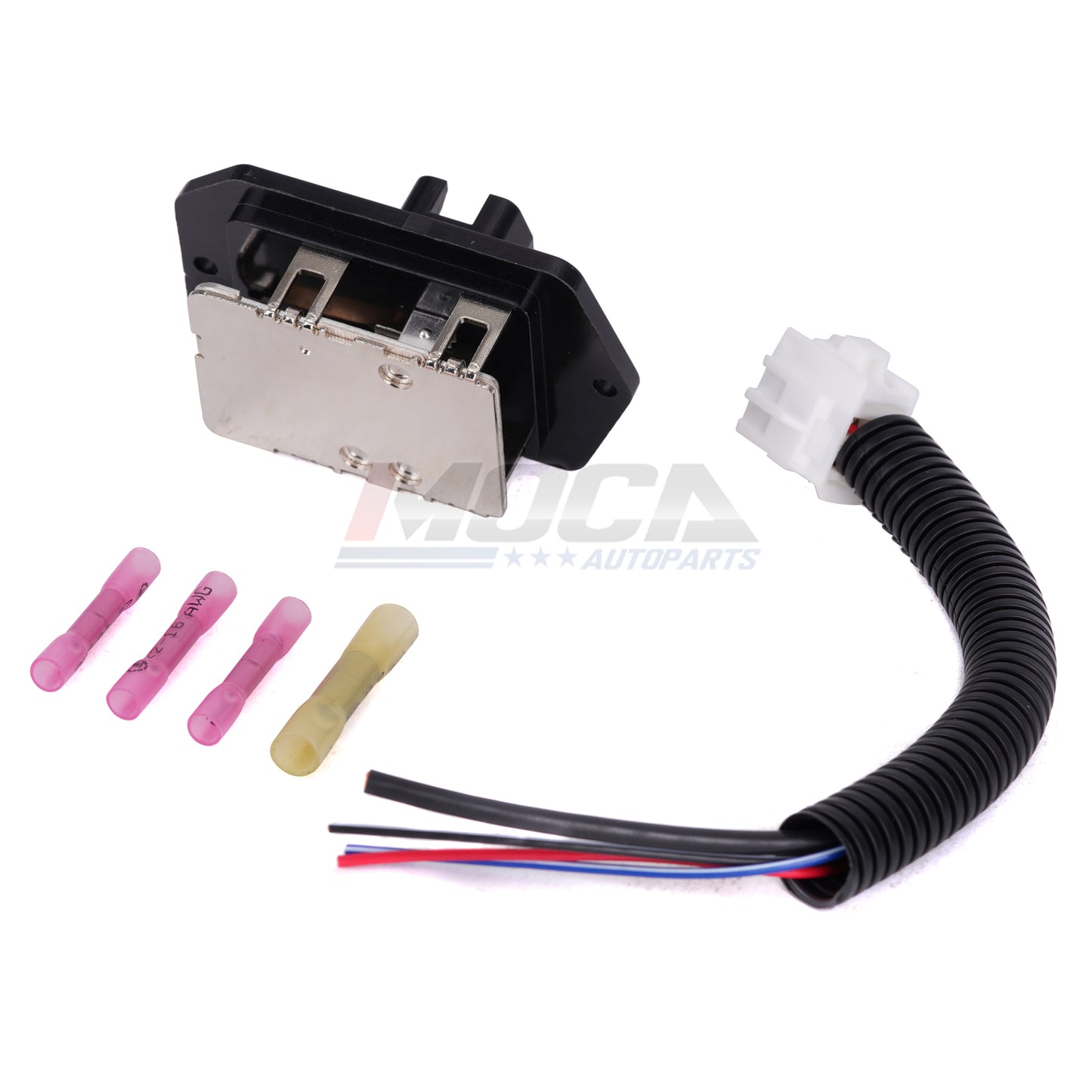 MOCA 973-029 HVAC Blower Motor Resistor Kit with Harness Fit for 2011-2013 Dodge Ram 4000 & 2011-2018 Ram 2500 3500 4500 5500