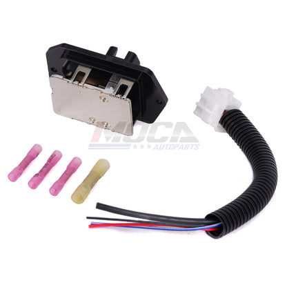 MOCA 973-029 HVAC Blower Motor Resistor Kit with Harness Fit for 2011-2013 Dodge Ram 4000 & 2011-2018 Ram 2500 3500 4500 5500