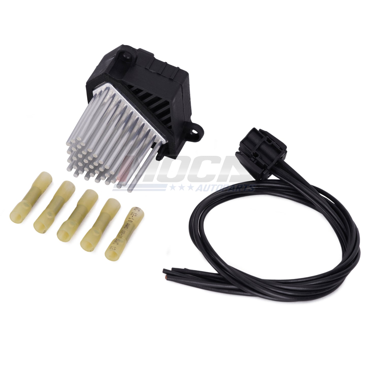 Kit de resistencia de motor de ventilador de HVAC MOCA 973-528 con arnés para BMW 320i (2001-2005), BMW 325xi (2001-2005) y BMW 528i (1997-2000)