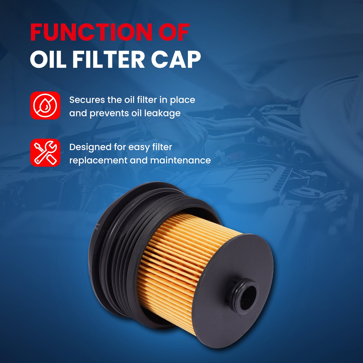 MOCA Engine Oil Filter Cap - OFC15