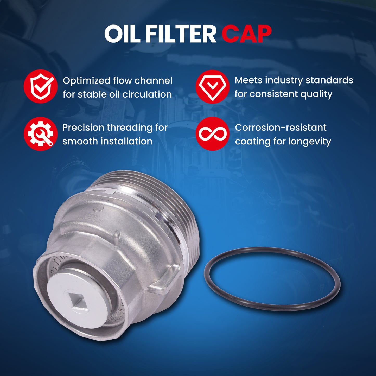 MOCA Engine Oil Filter Cap - OFC16K