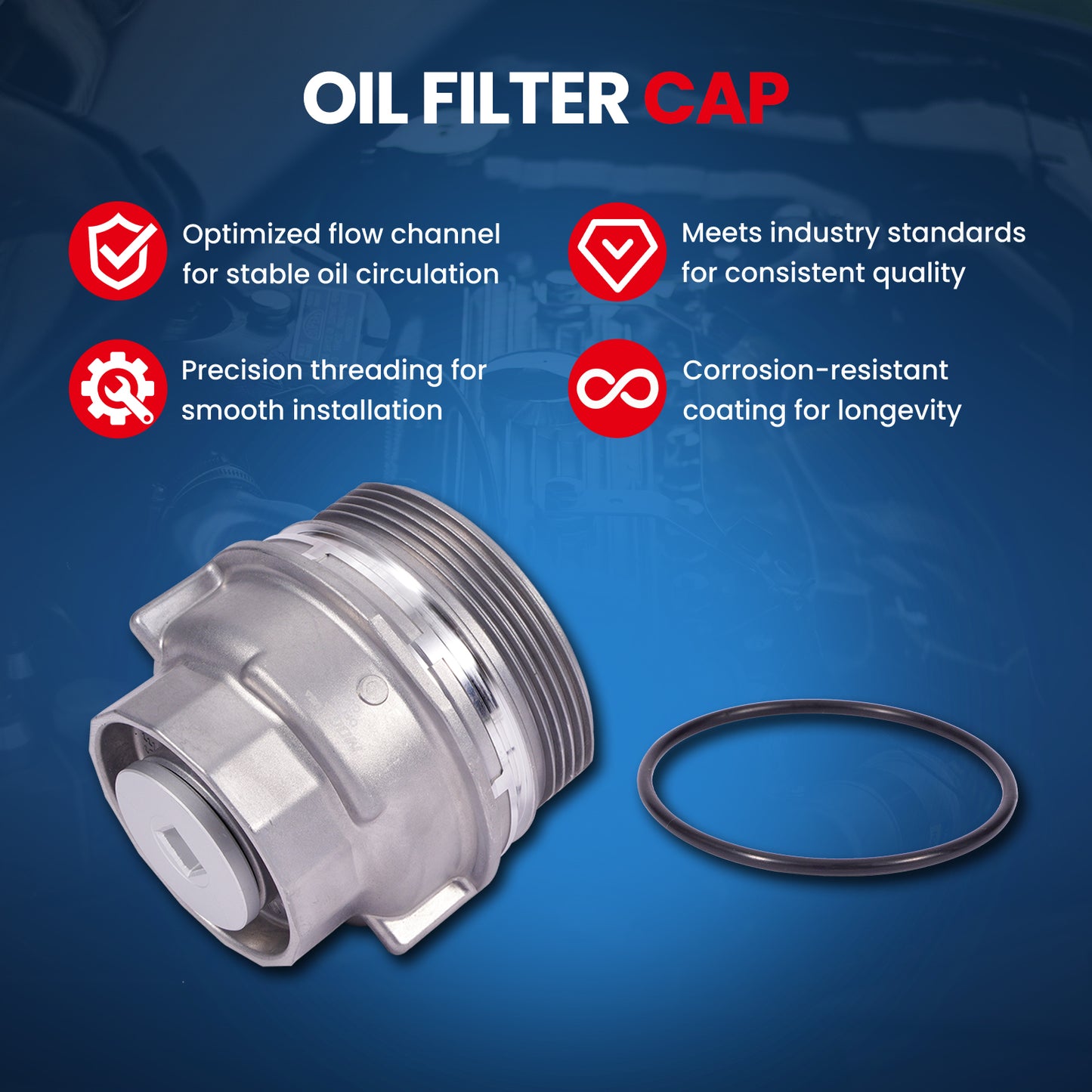 MOCA Engine Oil Filter Cap - OFC16
