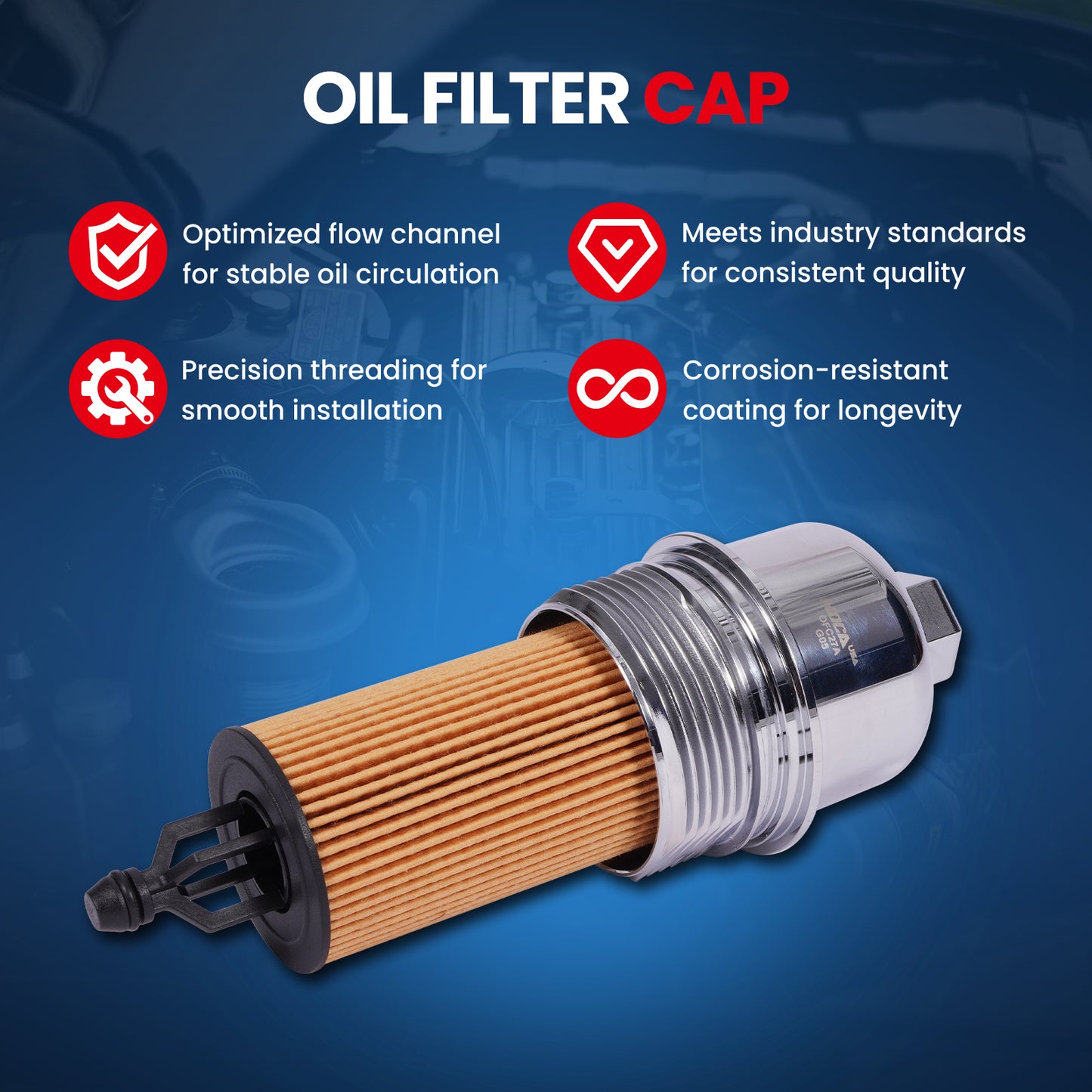 MOCA Engine Oil Filter Cap - OFC27A