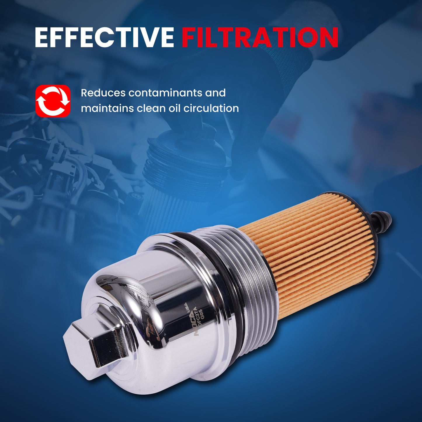 MOCA Engine Oil Filter Cap - OFC27A