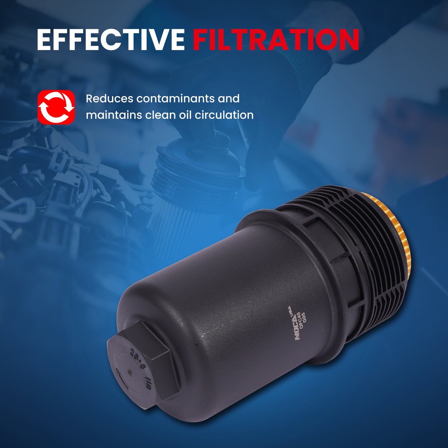 MOCA Engine Oil Filter Cap - OFC45