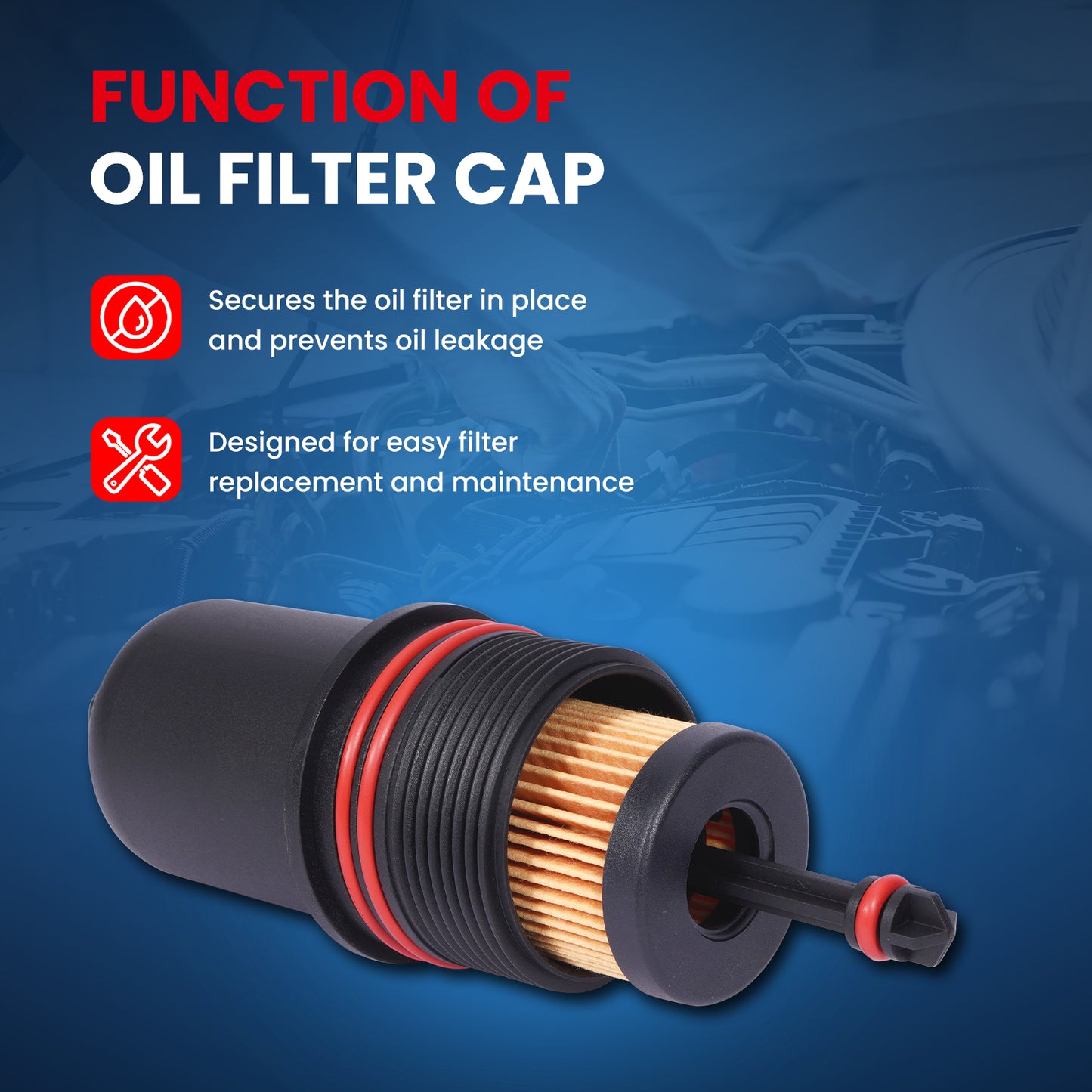 MOCA Engine Oil Filter Cap - OFC63