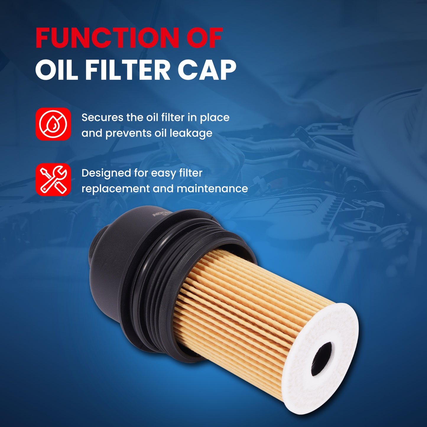 MOCA Engine Oil Filter Cap - OFC75